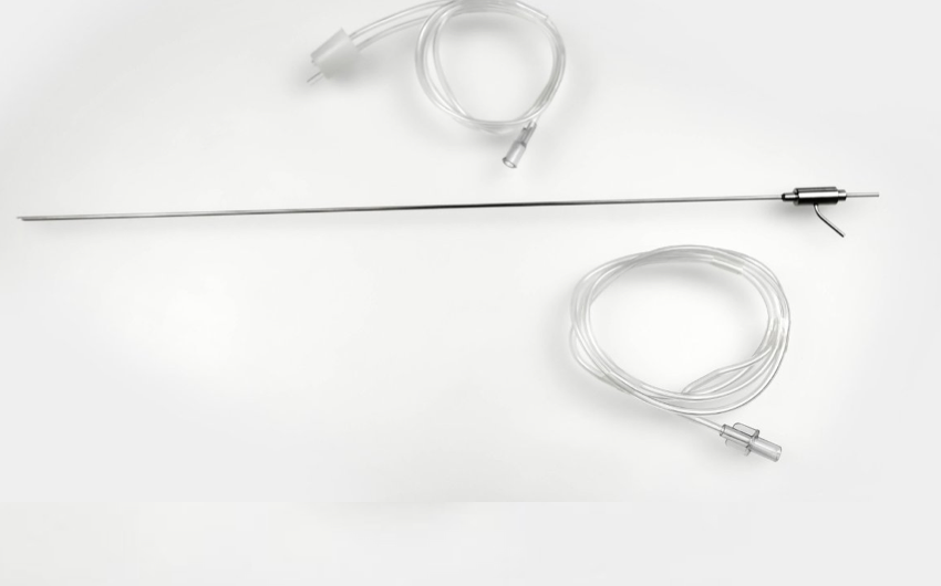 DOUBLE LUMEN OOCYTE ASPIRATION NEEDLE
